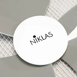 Ventilateur sur pied 45W Mat télescopique 1.30m 3 vitesses 40 cm NIKLAS