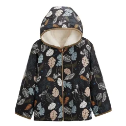 Veste à capuche enfant en sherpa réversible Caracas