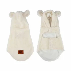 Veste Doudou pour Chien Wooly 35cm Écru