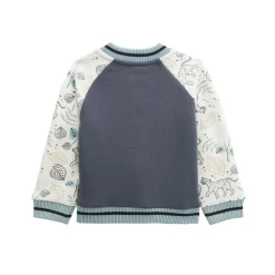 Veste teddy bébé en molleton ultra chaud Félintrépide