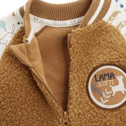 Veste teddy bébé en sherpa Lamascotte