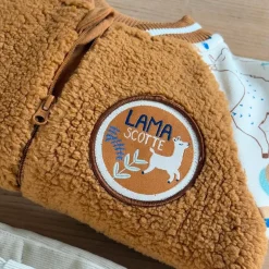 Veste teddy bébé en sherpa Lamascotte