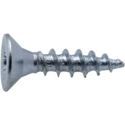 Vis à bois tête fraisée PZ zinguée Vissal filet total 4,5x25 mm x14 vis