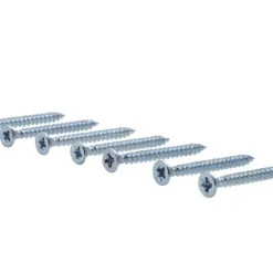 Vis à bois tête fraisée PZ zinguée Vissal filet partiel 4x60 mm x100 vis
