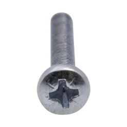 Vis à métaux zinguée tête cylindrique bombée PZ cruciforme Vissal Ø 6x20 mm lot de 12 vis+écrou