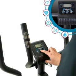 Vélo Elliptique d'appartement SMART BIKE 8 niveaux de résistance magnétique - Roue inertie 3Kg, Ecran d'entraînement