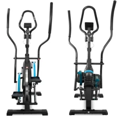 Vélo Elliptique SUPER SMART BIKE Cross trainer - 8 niveaux de résistance magnétique - Roue inertie 7Kg, Ecran d'entraînement