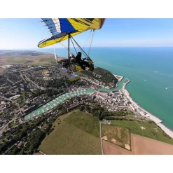 Vol en ULM au-dessus des falaises de la Côte d'Albâtre en Normandie - Coffret Cadeau Sport & Aventure