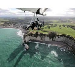 Vol en ULM palpitant durant 45 minutes au-dessus d'Étretat - Coffret Cadeau Sport & Aventure