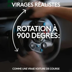 Volant de Course avec Pédales G29 DRIVING FORCE pour PS5, PS4, PC, Mac