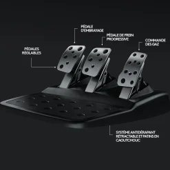Volant de Course avec Pédales G29 DRIVING FORCE pour PS5, PS4, PC, Mac