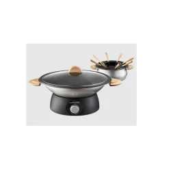 Wok et fondue 900w 8 personnes - 349020