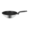 Wok induction inox revétu 28 cm