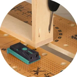 wolfcraft Ensemble de gabarits de poche 4642000