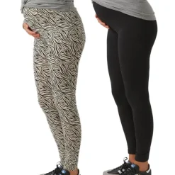 X2 eggings de Grossesse Beige/ Femme Mamalicious emma